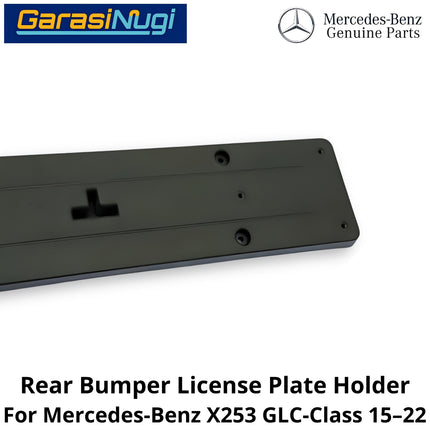 Rear Bumper Mercy X253 Lisence Plate Holder Dudukan Plat Nomor Mercedes GLC