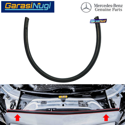 Front Rubber Grille Mercy W205 Karet Bemper Depan Seal Kap Mesin C200