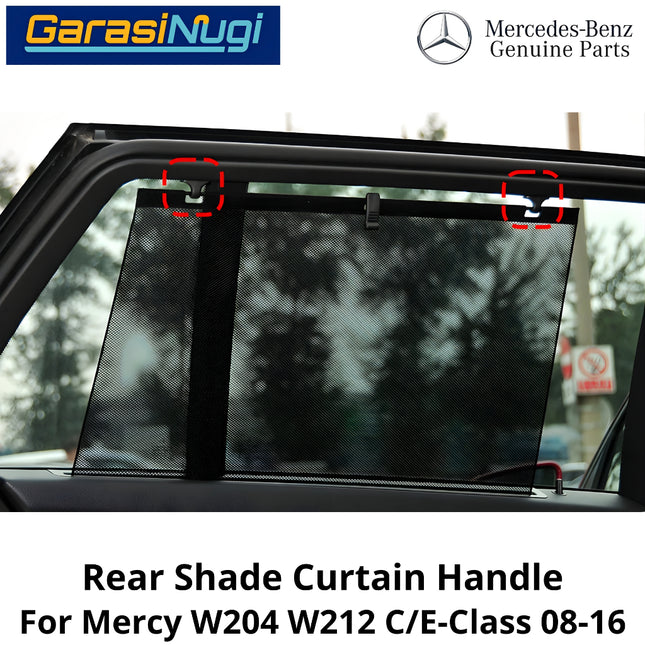 Rear Door Sun Blind Mercy W204 W212 Bracket Sunshade Klip Pengait Tirai Matahari C200 E200