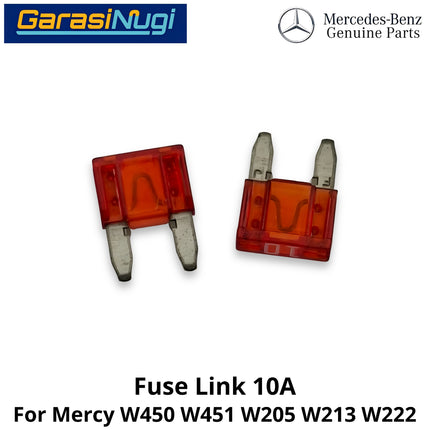 10A Mini Blade Fuse Link For Smart Fortwo W451 W205 W213 W222 Sekring 10 Ampere N000000004195