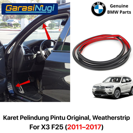 Door Seal BMW F25 Karet Pelindung Cuaca Weathersrip Original 51337300242 X3