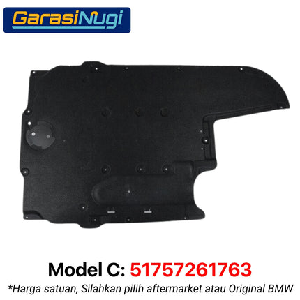 Underfloor Coating Center For BMW F10 F01 Floor Deck Cover Pelapis Lantai Diesel Petrol 520