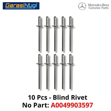 Blind Rivet Mercy A0049903597 Sekrup Klip Baut Body Original Mercedes