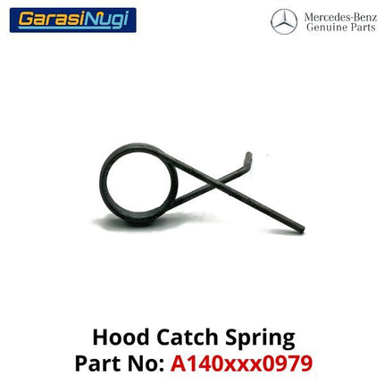 Hood Catch Spring Mercy W124 Pegas Penarik Tutup Kap Mesin Engine Pull S280