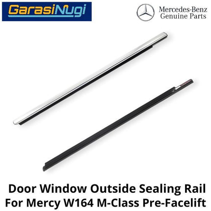 Exterior Door Mercy W164 Pre-FL Seal Rail Penutup Karet Jendela Kaca Pintu Depan ML350