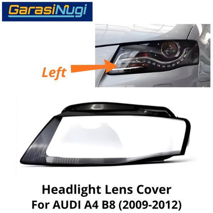 Mika Headlight AUDI A4 B8 Lens Kaca Cover Lampu Depan 2009-2012