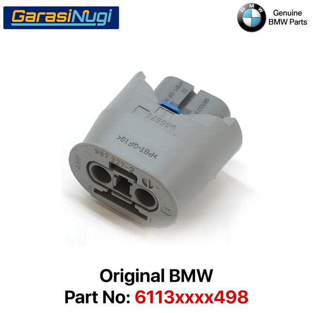 Electrical Connector For BMW E36 E60 E90 Socket Foglight Housing 2 Pin 320