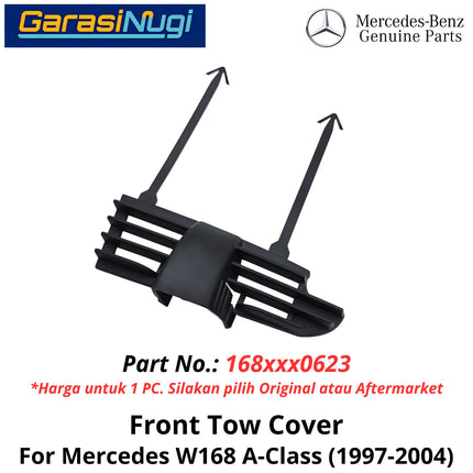 Front Towing Mercy W168 Cover Bumper Tow Tutup Lubang Derek Original Mercedes A150