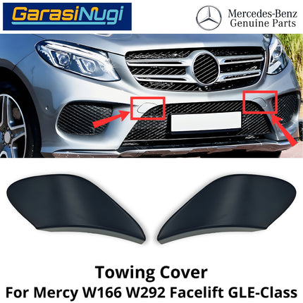 Towing Cover Mercy W166 W292 Facelift Bumper Penutup Tow Derek Cover Mercedes GLE