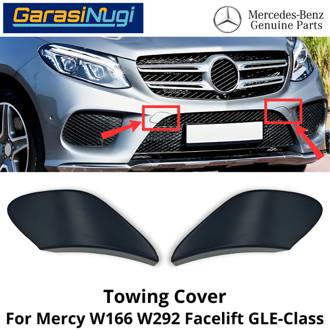 Towing Cover Mercy W166 W292 Facelift Bumper Penutup Tow Derek Cover Mercedes GLE