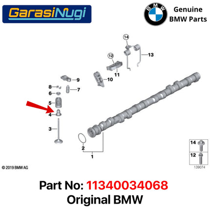 Repair Kit Valve Seal Ring For BMW Engine N51 N52 N54 N55 S55 And B58 11340034068