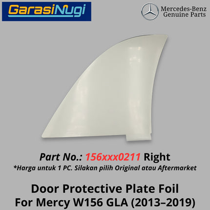 Door Protective Mercy W156 Plate Foil Pelat Pelindung Pintu Belakang Mercedes GLA