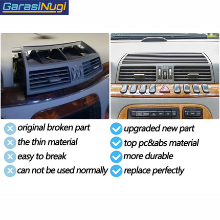 AC Vent Grille For Mercedes W220 Kisi Grill Depan 280 320 350 500