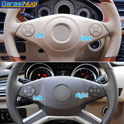Steering Wheel Button Mercedes W164 W251 W219 W230 Tombol Stir Pengatur Volume Suara ML R CLS SL