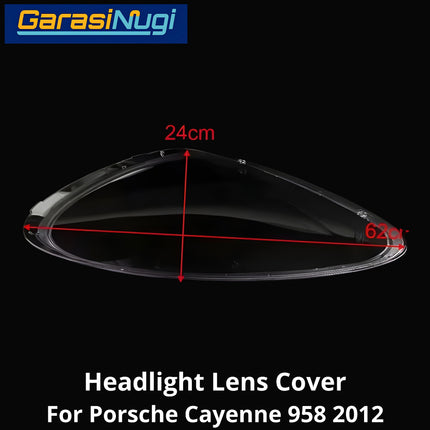 Mika Headlight 958 Porsche Cayenne Lens Kaca Cover Lampu Depan 12-14