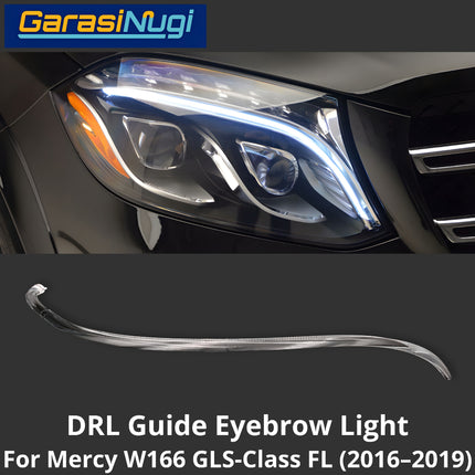Sein DRL Guide Mercy W166 Facelift LED Eyebrow Light Lampu Alis Mercedes GLS