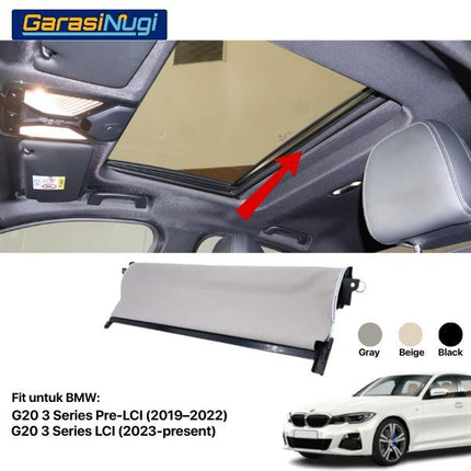 Roller Blind For BMW G20 G21 G28 Sunroof Curtain Assembly Tirai Penutup 320