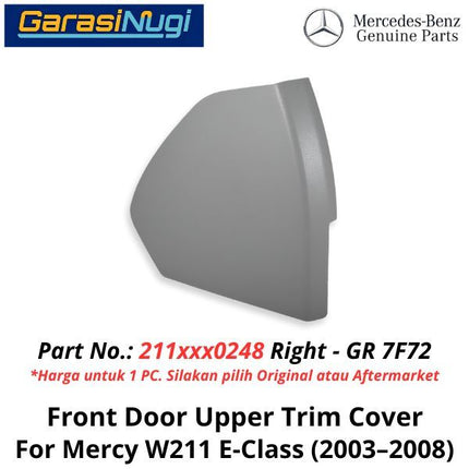 Door Panel Mercy W211 Trim Cover Penutup Pintu Depan Mercedes E240