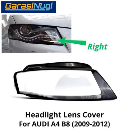 Mika Headlight AUDI A4 B8 Lens Kaca Cover Lampu Depan 2009-2012