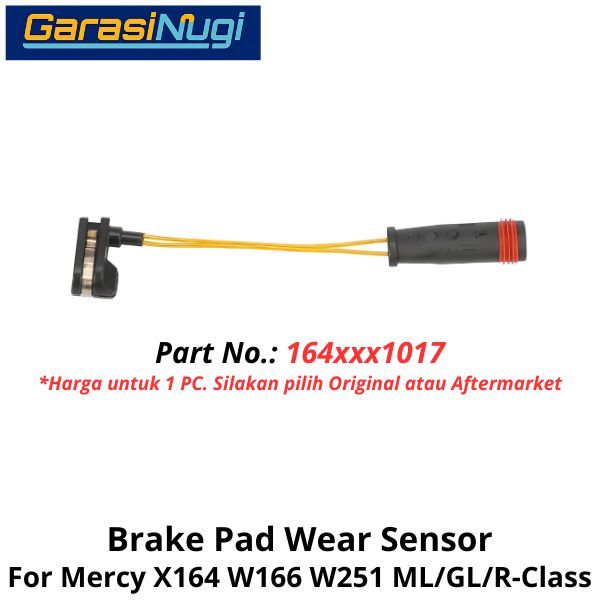 Brake Pad Sensor Mercy X164 W166 W251 Sistem Rem Depan Belakang ML GL