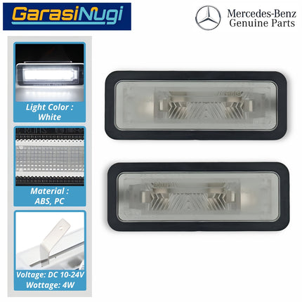 License Plate Lamp Smart Fortwo 451 Assembly Lampu Plat Nomor 2007-2014