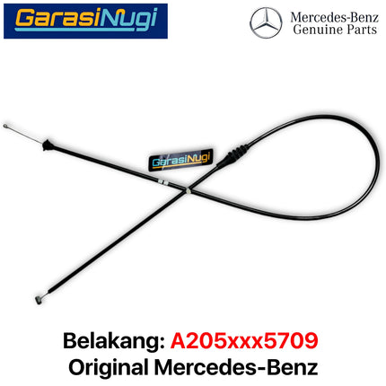 Engine Hood Mercy W205 Release Cable Kabel Pelepas Kap Mesin C200