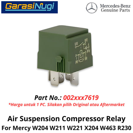 Air Suspension Mercy W204 W221 W463 R230 Compressor Relay Suspensi Udara C200 S300 SL