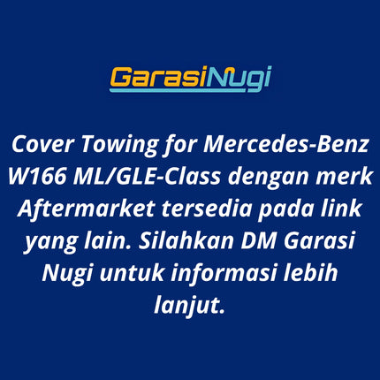Front Towing Mercy W166 Pre-FL AMG Cover Bumper Tow Tutup Lubang Derek Original Mercedes-Benz GLC