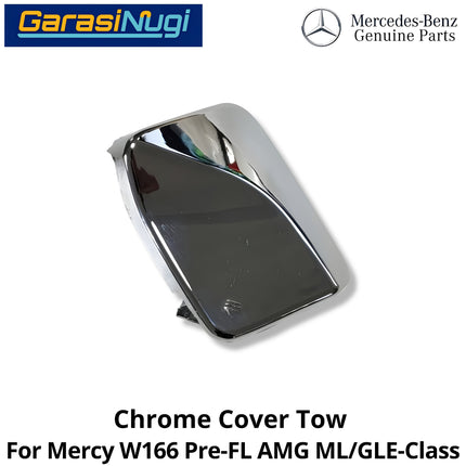 Front Towing Mercy W166 Pre-FL AMG Cover Bumper Tow Tutup Lubang Derek Original Mercedes-Benz GLC
