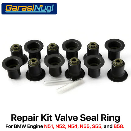 Repair Kit Valve Seal Ring For BMW Engine N51 N52 N54 N55 S55 And B58 11340034068
