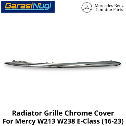 Chrome Trim Mercy W213 W238 Mounting Grille Monting Grill Bumper Depan E200
