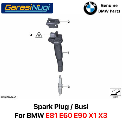 Spark Plug For BMW E81 E60 E90 Busi Original 12122158253 320