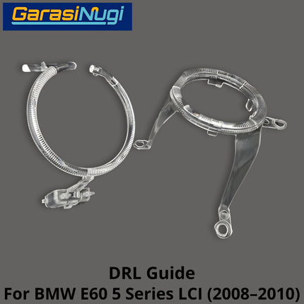 DRL Guide Tube For BMW E60 LCI Angel Eyes LED Light Lampu Senja 520 2008-2010