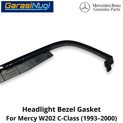 Headlight Bezel Mercy W202 Ornamental Cover Gasket Penutup Lampu Depan Mercedes C180 C200