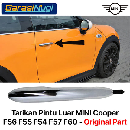 Tarikan Pintu Luar MINI Cooper F55 F56 F57 Handle Door Outside Original 51217434536