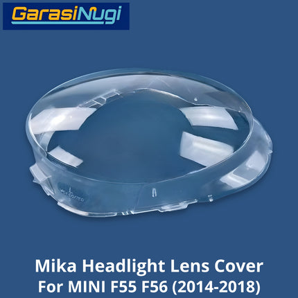 Mika Headlight For MINI Cooper F55 F56 Lens Kaca Cover Lampu Depan 2014-2018