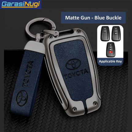 Toyota Corolla Cross Altis Key Case Cover Sarung Kunci Metal Leather