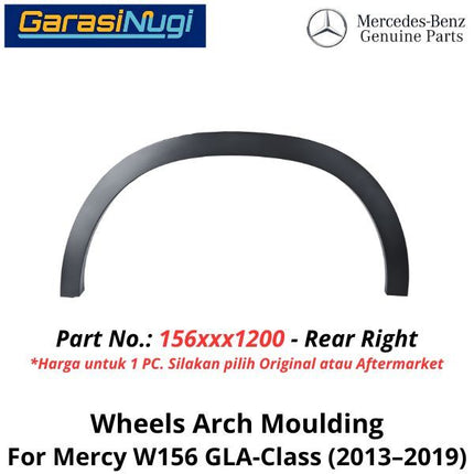 Wheel Arch Mercy W156 Moulding Cover Penutup Lengkungan Roda GL