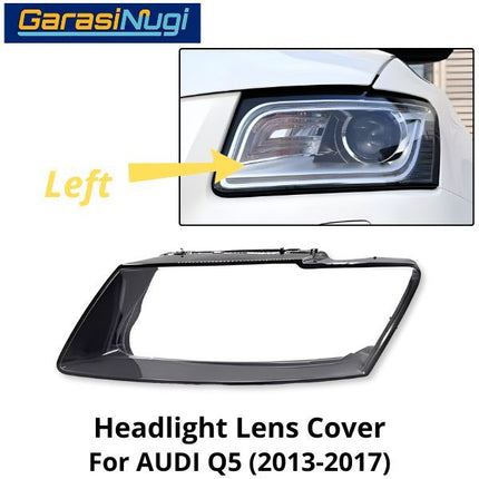 Mika Headlight AUDI Q5 Lens Kaca Cover Lampu Depan 2013-2017