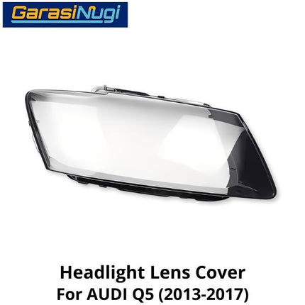 Mika Headlight AUDI Q5 Lens Kaca Cover Lampu Depan 2013-2017