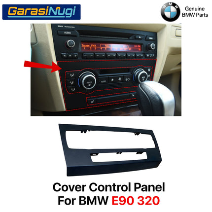 Cover Control Panel BMW E90 Penutup Trim Kontrol Dashboard Climate 320