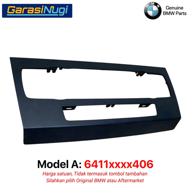 Cover Control Panel BMW E90 Penutup Trim Kontrol Dashboard Climate 320