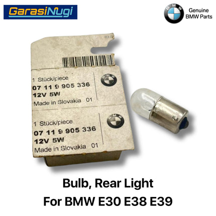 Bulb For BMW E30 E38 E39 Bohlam Lampu Belakang Rear Light Original 12V 5W