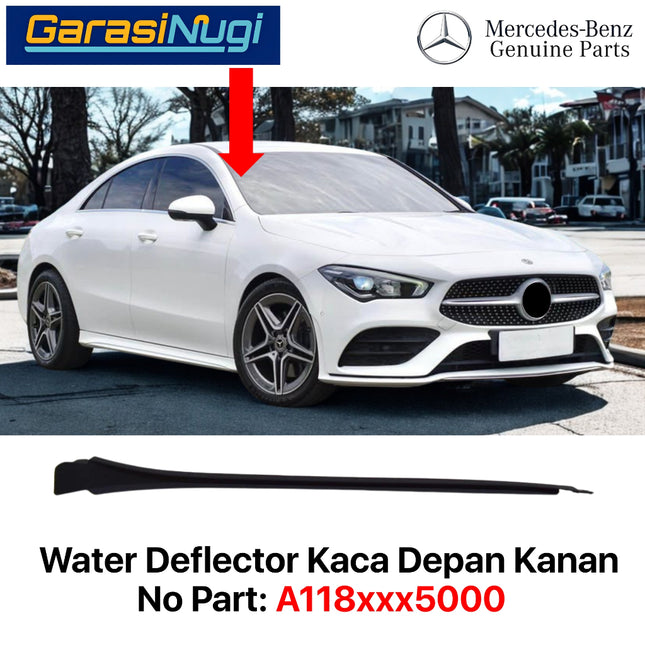 Water Deflector For Mercy W118 Karet Kaca Depan Weatherstrip Front Glass CLA