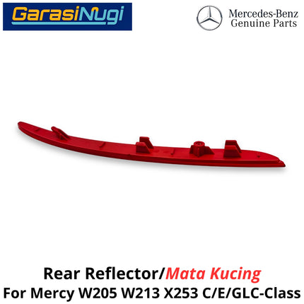 Reflector W205 W213 X253 Mata Kucing Trim Rear Belakang Mercedes C200 E200 GLC