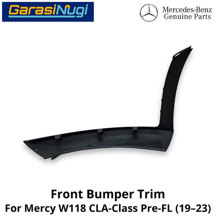 Front Bumper Mercy W118 Pre-Facelift Trim Cover Penutup Bemper Depan Mercedes CLA