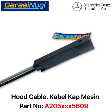 Engine Hood Mercy W205 Release Cable Kabel Pelepas Kap Mesin C200