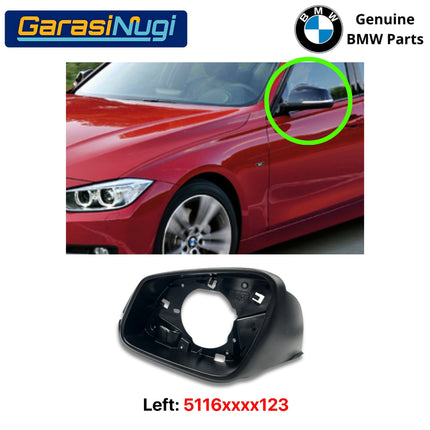 Mirror Frame Holder For BMW F30 E84 Bracket Kaca Spion Supporting Ring Grained 320 X1