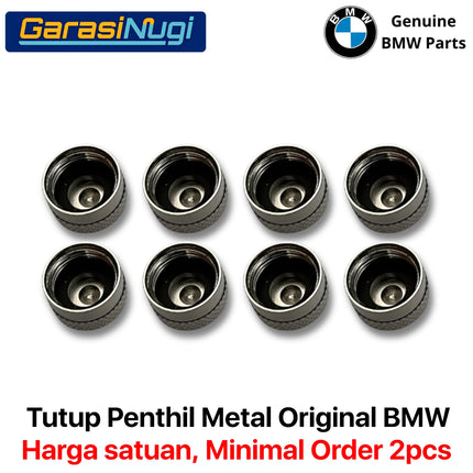 Tyre Valve Caps For All BMW Series Tutup Penthil Metal Roda Depan Belakang Original