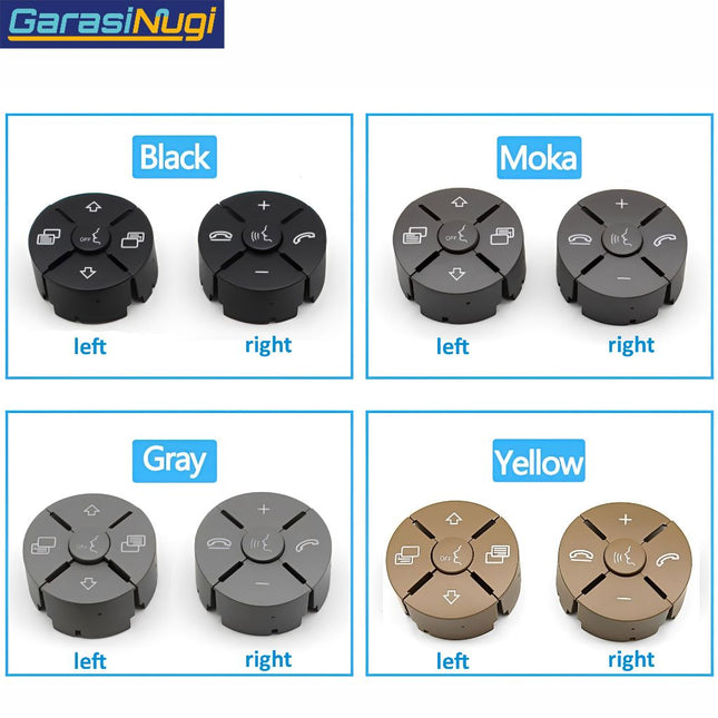 Steering Wheel Button Mercedes W164 W251 W219 W230 Tombol Stir Pengatur Volume Suara ML R CLS SL